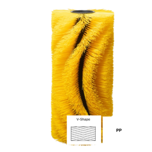 Roller Brush 16x16 900x1100 PP 2.5 Wave-9x4 YL