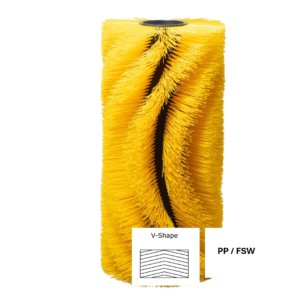 Roller Brush 650x1280 PP 2.5/FSW 2.0 Wave-9x4 YL